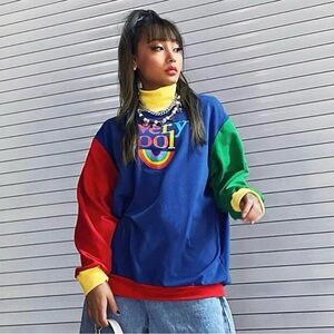 “Very COOL” Rainbow Oversized 3X Sweatshirt